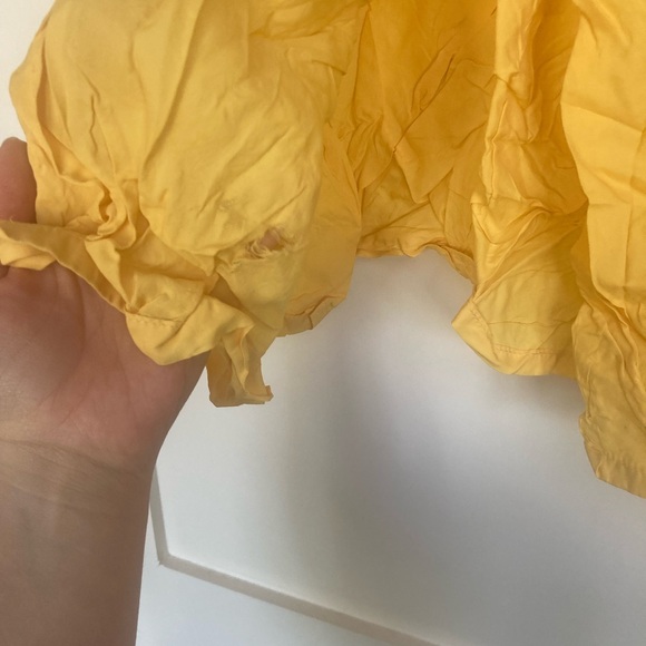 ✨Vintage 50s✨ Miss America Yellow Pajama Top - Picture 6 of 7